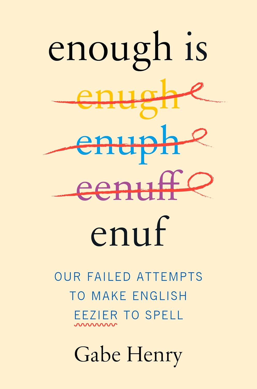 enough is enuf: Our Failed Attempts to Make English Eezier to Spell